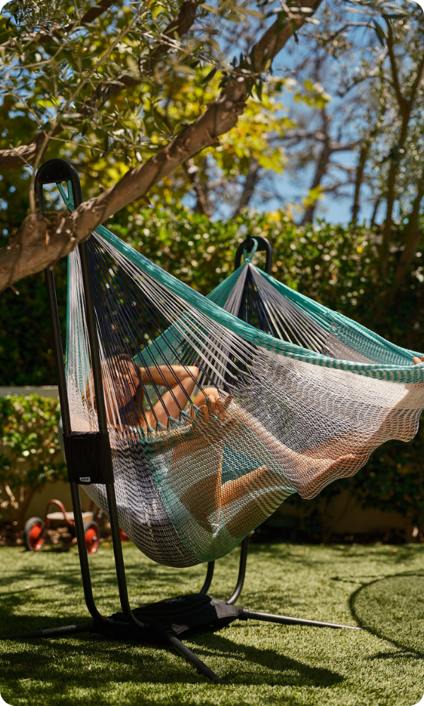 The VISTA™ Portable Hammock Stand – Yellow Leaf Hammocks