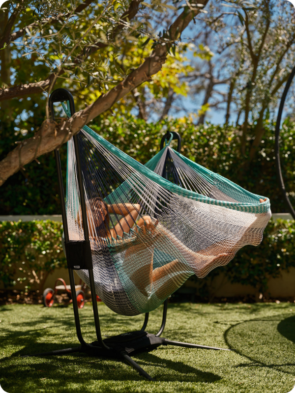 The VISTA™ Portable Hammock Stand – Yellow Leaf Hammocks