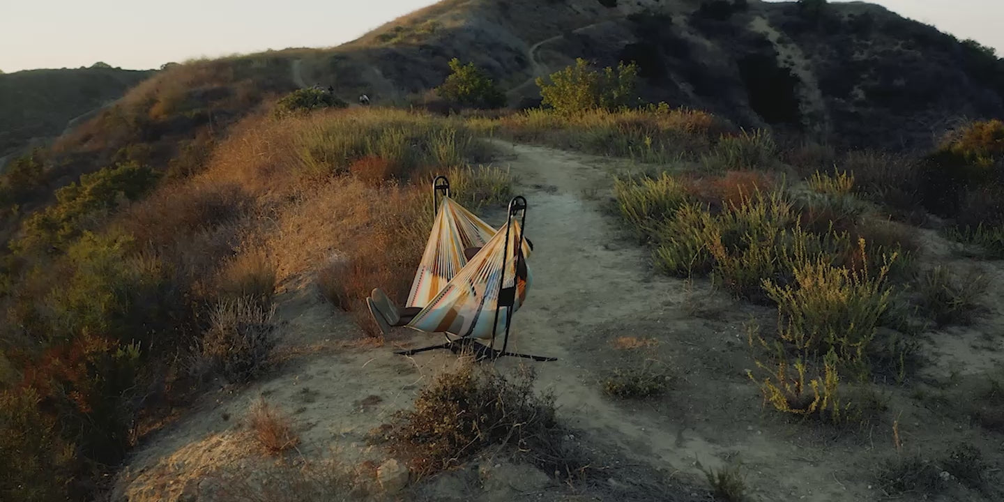 The VISTA™ Portable Hammock Stand – Yellow Leaf Hammocks