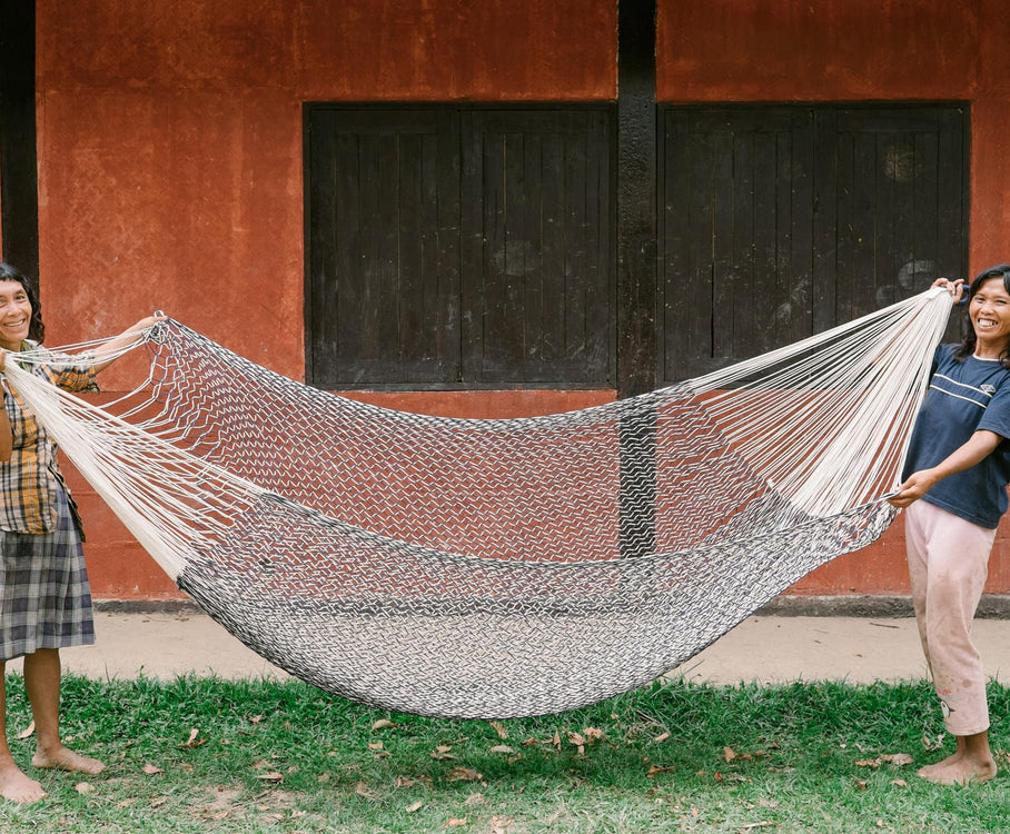 Yellow Leaf Hammocks Catalina Cotton Rope Hammock