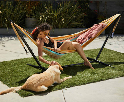 Mojave Hammock White Stand Bundle